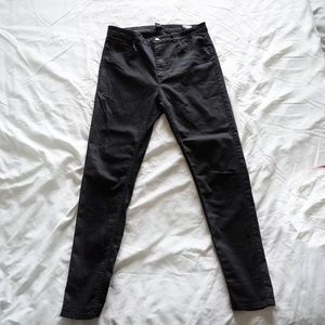 H&M size 14 black high waisted jeans